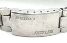 動作品【 SEIKO 5ACTUS SilverWave 腕時計 654109 】セイコー5 アクタスシルバーウェーブ メンズ 3針式 シルバー文字盤 デイデイト 21石 MN_画像9