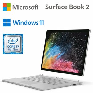 [Microsoft Surface Book 2] touch panel laptop / Win11Pro / Corei7-8650U / SSD-256GB / 16GB / 15.0