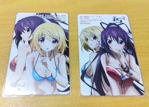  Infinite * Stratos (IS ) телефонная карточка 2 листов телефонная карточка быстрое решение 3200 иен включая доставку * купальный костюм, бикини, Toshocard, QUO card 
