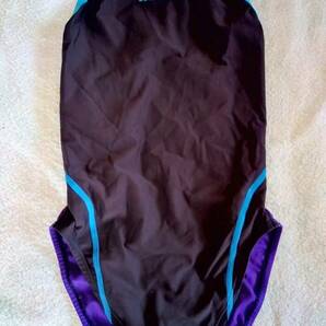 MIZUNO（ミズノ）　黒＆紫　競泳水着　Sサイズ　即決2500円送料込み