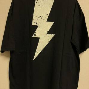 送料230円～ 国内正規品 美品 KAKUSEN-EN x invisible ink RAIDEN T-shirt Black XLサイズ 鶴仙園 インビジブルインク Tシャツ 黒 ブラックの画像1