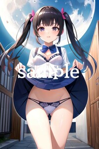 No.A-1044【全て1点もの】A4サイズ 美女ポスター 高品質光沢紙 イラスト アート コスプレ セクシー 水着 制服 下着 美女 巨乳 美乳 美尻