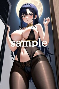 No.A-1433【全て1点もの】A4サイズ 美女ポスター 高品質光沢紙 イラスト アート コスプレ セクシー 水着 制服 下着 美女 巨乳 美乳 美尻