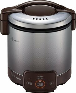  city gas Rinnai home use gas rice cooker 0.9L 1~5.ja- attaching RR-050VQ(DB) dark brown 