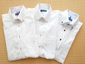 ビジネスシャツ L-82 半袖ワイシャツ 3枚 まとめ売り クリスチャンオラーニ