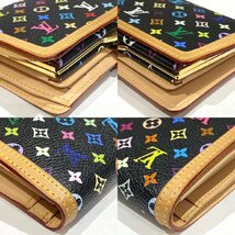 Louis Vuitton M92988 ルイヴィトン モノグラム マルチカラー ポルトフォイユ ヴィエノワ がま口財布 保存袋付 現状品お渡し 人気 S2559_画像5