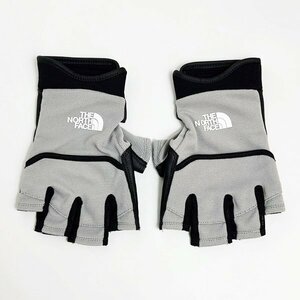 美品 THE NORTH FACE ノースフェイス Simple FL Trekkers Glove Lサイズ グレー トレッカーズグローブ 手袋 ナイロン 中古 格安 HK0183