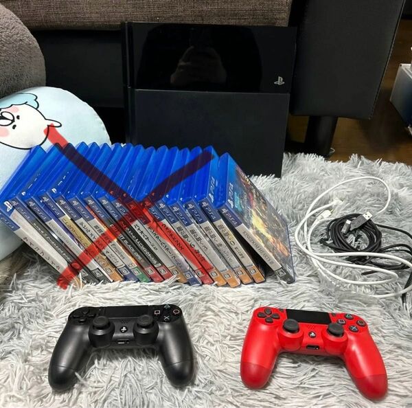 PlayStation4 本体+付属コントローラー2台 ソフトなし