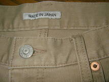 MADE IN JAPAN BEAMS ビームス ベージュ ピケパンツ パンツ ジーンズ W30 日本製 細身 スリム タイト ( 519 505 518 911 MERC モッズ M 666_画像5