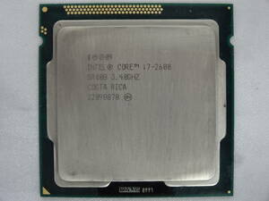 *Intel /CPU Core i7-2600 3.40GHz start-up has confirmed *②