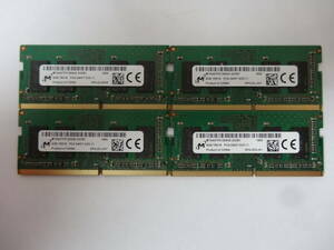 ☆Micron PC4-2400T 4GB×4枚 BIOS確認済☆②