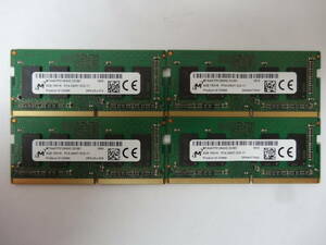 ☆Micron PC4-2400T 4GB×4枚 BIOS確認済☆⑤