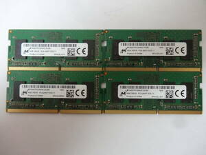 ☆Micron PC4-2400T 4GB×4枚 BIOS確認済☆⑩