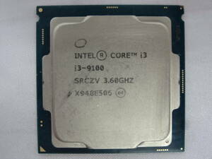 ★Intel / CPU Core i3-9100 3.60GHz 起動確認済★ジャンク！！