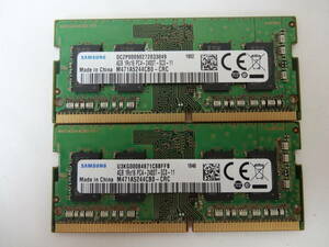 *SAMSUNG PC4-2400T 4GB×2 sheets BIOS verification settled *( Note memory ) 6