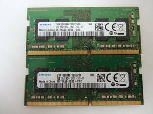 *SAMSUNG PC4-2400T 4GB×2 sheets BIOS verification settled *( Note memory ) 7