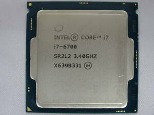 *Intel /CPU Core i7-6700 3.40GHz start-up has confirmed *②
