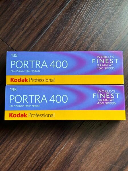 35mmフィルム　Kodak portra 400 2パック