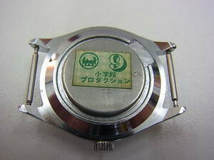 !!Q&Q Doraemon wristwatch Shogakukan Inc. character clock antique retro Junk!!