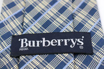 バーバリーズ ブランド ネクタイ ホースマーク ノバチェック シルク PO メンズ ネイビー Burberrys_画像4