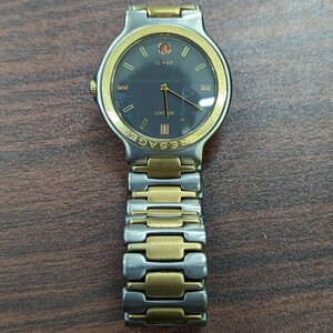 セイコー　 プレサージュ SEIKO　9539-6020 デイト 黒系文字盤 メンズ腕時計　1767