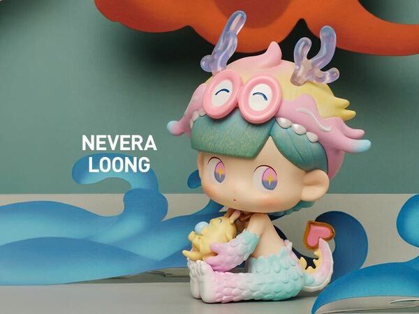 【未開封】popmart Loong Presents the Treasure シリーズフィギュアlilios Nevera Loong Lilios 送料無料