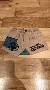 JUNKSTORE　90センチ ベビー　キッズ　子供服　スカート　オシャレ　お出かけ　洗いがえ　保育園