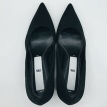 【未使用】ZARA ザラ パンプス ポインテッドトゥ 大理石柄 36_画像6