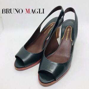 【美品】ブルーノマリ　レザーサンダル　37 イタリア