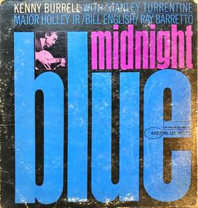 Kenny Burrell Midnight Blue US ORIG MONO 両耳 VAN GELDER刻印