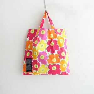 【未使用品】マリメッコ marimekko *unikkoトートバッグ*ウニッコ花柄エコバッグかばん(ba11-2404-95)【40E42】