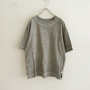 メンズ/マーガレットハウエル MHL. MARGARET HOWELL MHL. *ムラ染めコットン天竺クルーネック半袖Tシャツ*M(33-2404-281)【50E42】