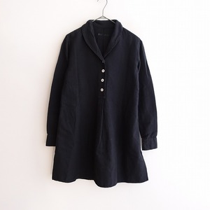 //[.]kati-&ko-Khadi and Co * long sleeve cotton tunic *S cotton black black shawl color shirt (34-2310-47)[52J32]