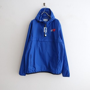 【メンズ/未使用/定価2.5万】コムデギャルソン PLAY COMME des GARCONS *K-WAY HALF ZIP*XLナイロンパーカ(jk2-2404-415)【51E42】