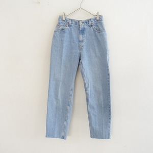 リーバイス LEVI’S *ヴィンテージ550/RELAXED FIT TAPERDデニムパンツ*Sインディゴウォッシュブルージップ(2-2404-497)【51E42】