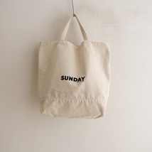 【2023SS/メンズ】JOURNAL STANDARD LUXE *SUNDAY INFIELDER DESIGN TOTE*鞄2wayショルダー綿ユニセックス(ba7-2404-93)【51E42】_画像1