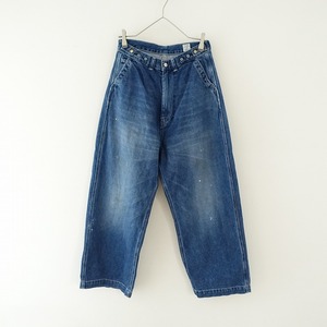 [ regular price 2.6 ten thousand ]o-tina leaf .tsuOrdinary fits *BELL PANTS USED*28 Denim jeans ji- bread indigo (4-2404-145)[61E42]