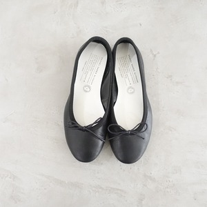  путешествие обувь baishoseTRAVEL SHOES BY CHAUSSER * балетки 38/23.5* черный чёрный туфли-лодочки кожа (sh88-2405-3)[91E42]