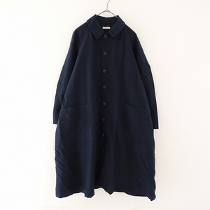 s abrasion susuri * cotton linen Blend la gran single coat *M light jacket navy blue navy outer (jk1-2404-561)[12E42]