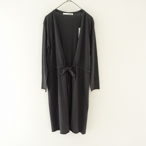 【定価2.6万】エヴァムエヴァ evam eva *drowstring robe ローブカーディガン*M羽織り綿毛ドロスト(1-2405-89)【13E42】