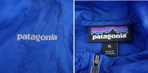 【メンズ】パタゴニア Patagonia *フーディニジャケット*XLブルーナイロン超軽量ポケッタブルフード羽織り(jk2-2404-495)【51E42】_画像9