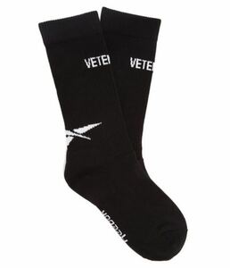 送料込み　vetements 靴下ソックス ヴェトモン黒39-42