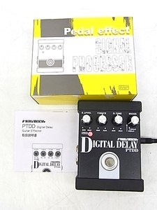 e11627　DIGITAL DELAY ギター用エフェクター デジタルディレイ PTDD 通電確認済 元箱