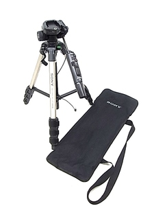 h1101 SONY REMOTE CONTROL TRIPOD VCT-D680RM ソニー　リモコン　三脚　カメラスタンド　３段 ケース付