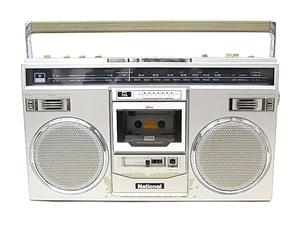 h1074 NATIONAL RX-5100 radio cassette recorder FM AM electrification verification settled 