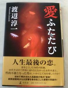 【単行】愛ふたたび ★ 渡辺淳一 ★ 幻冬舎 ★ 2013.7.15　帯付 ★ 高齢者の性の“真実”