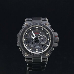 １円～ 超美品 CASIO カシオ G-SHOCK MT-G MTG-S1000BD-1AJF SS・ブラックIP メンズ 電波ソーラー 黒文字盤 定価12.4万