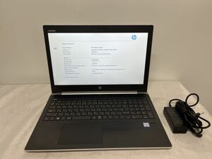 ・Core i5-7200U/メモリ8G/HDD 500GB●HP ProBOOK 450G5●中古・データ消去済・動作保証無・現状品 No.3