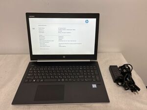 ・Core i5-7200U/メモリ8G/HDD 500GB●HP ProBOOK 450G5●中古・データ消去済・動作保証無・現状品 No.20