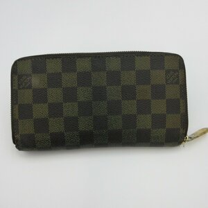 1円スタート！LOUIS VUITTON ルイヴィトン ダミエ グラフィット ジッピーウォレット ヴェルティカル ★ジャンク★ 長財布